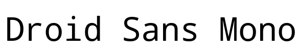 Droid Sans Mono