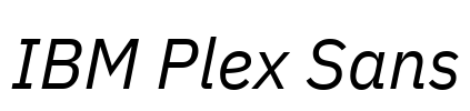 IBM Plex Sans