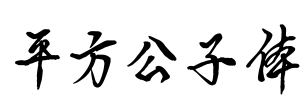 平方公子体