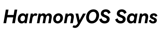 HarmonyOS Sans