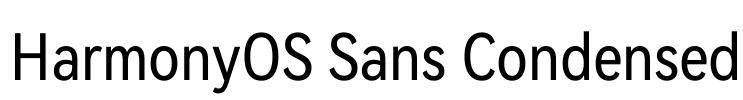 HarmonyOS Sans Condensed