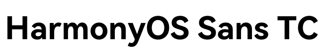 HarmonyOS Sans TC