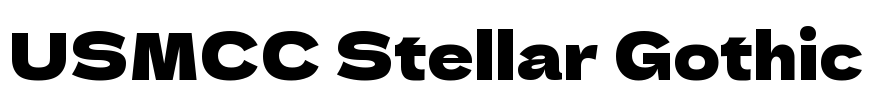 USMCC Stellar Gothic