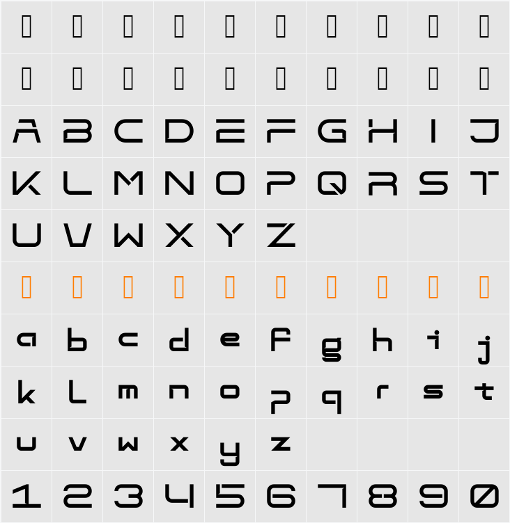 FuNEn 字符映射表