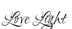 Love Light 字体预览图