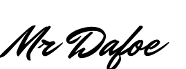 Mr Dafoe 字体预览图